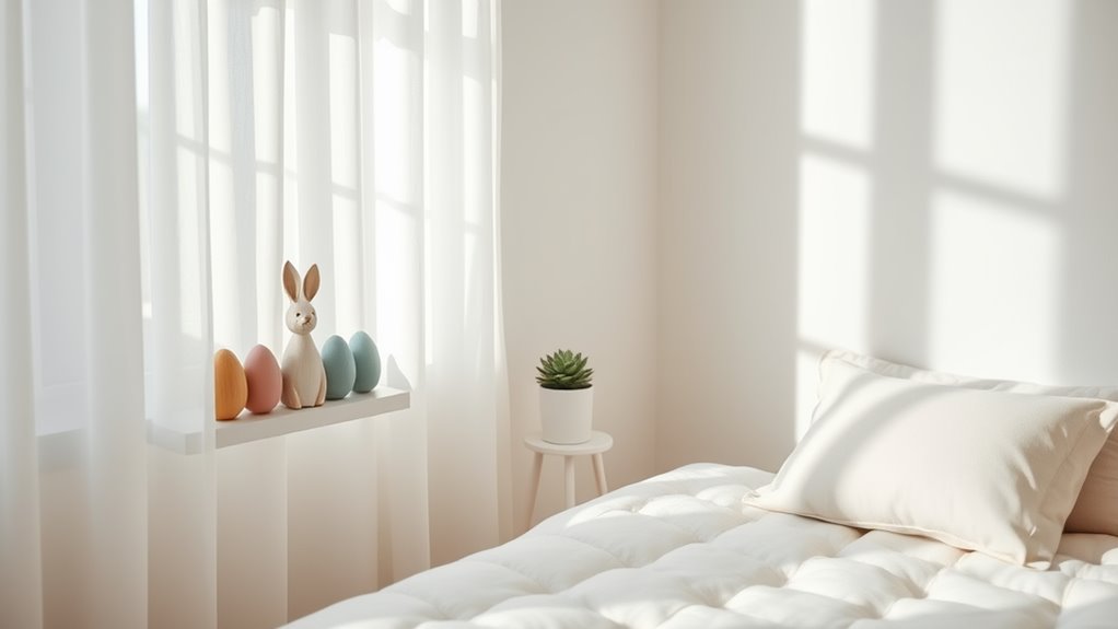 minimalist easter bedroom decor