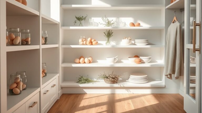 minimalist easter pantry decor