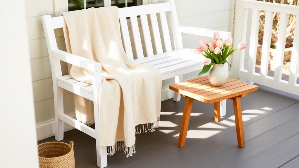 minimalist easter porch ideas