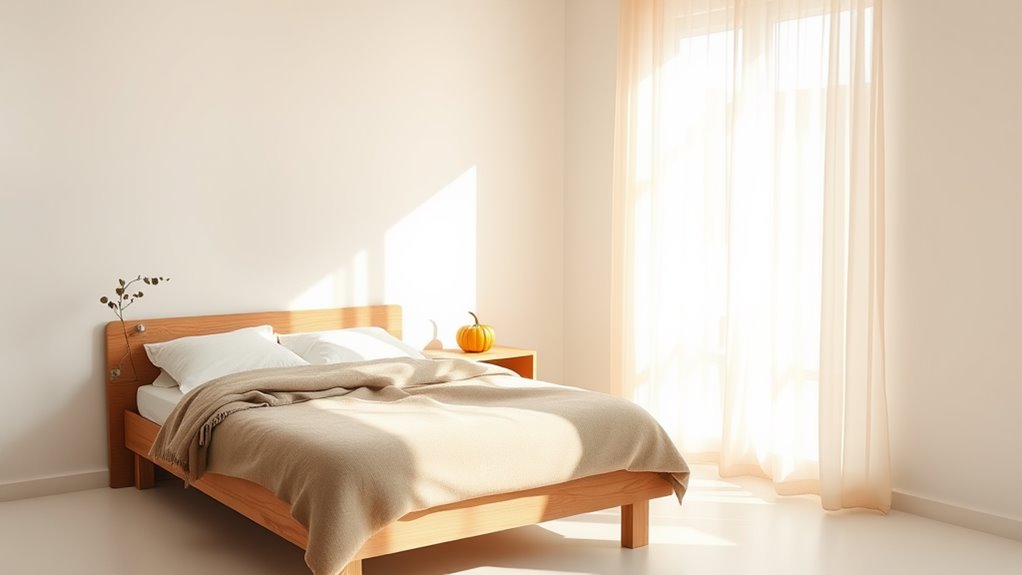 minimalist fall bedroom ideas