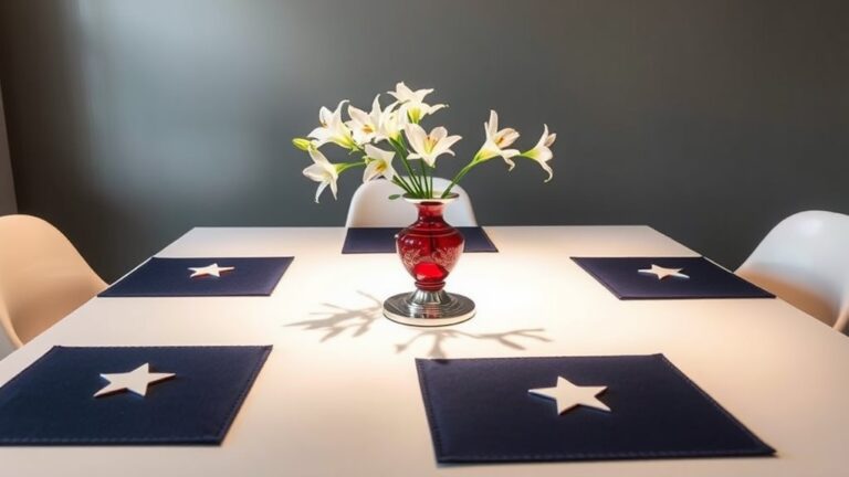 minimalist fourth of july d cor