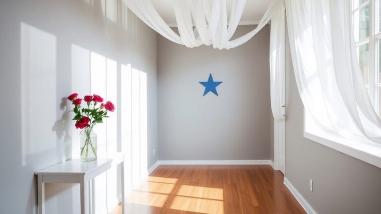 minimalist fourth of july decor