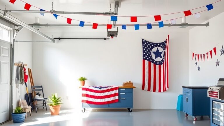 minimalist fourth of july decor