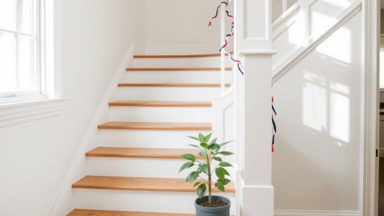 minimalist fourth of july decor