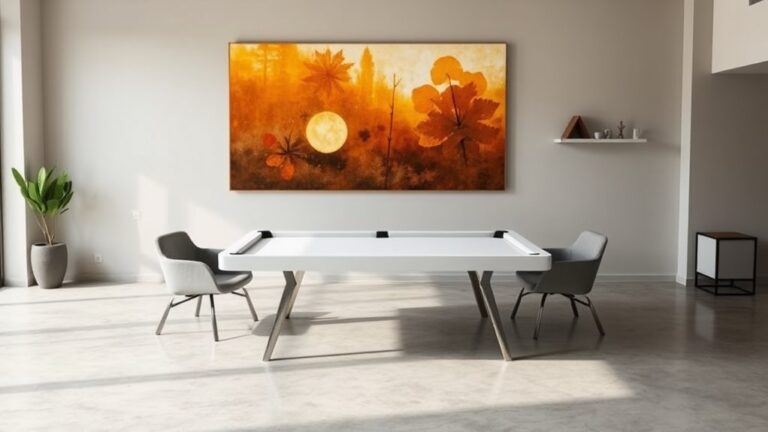 minimalist game room decor