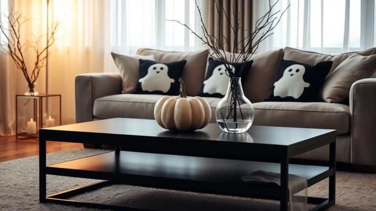 minimalist halloween decor ideas