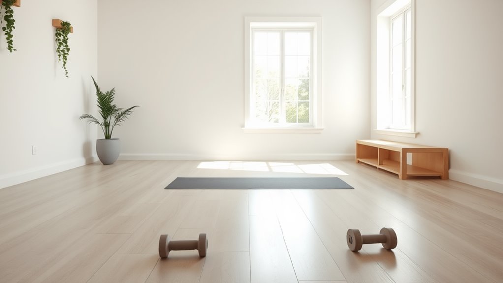 minimalist home gym inspiration