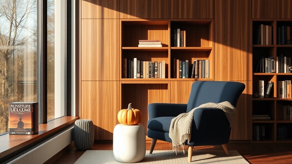 minimalist library decor ideas