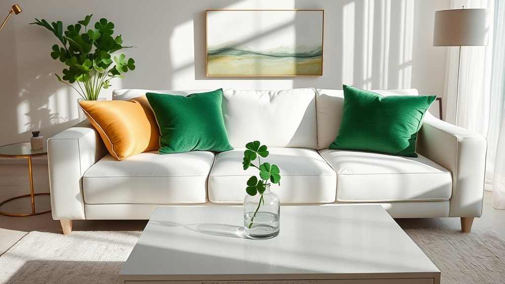 minimalist st patrick s day decor