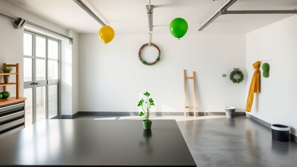 minimalist st patrick s decor