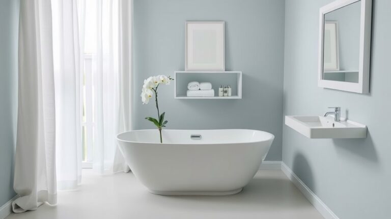 minimalist summer bathroom decor