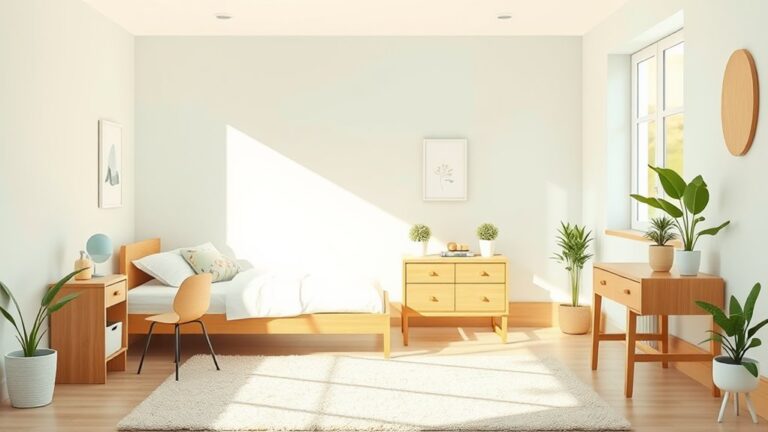 minimalist summer bedroom decor