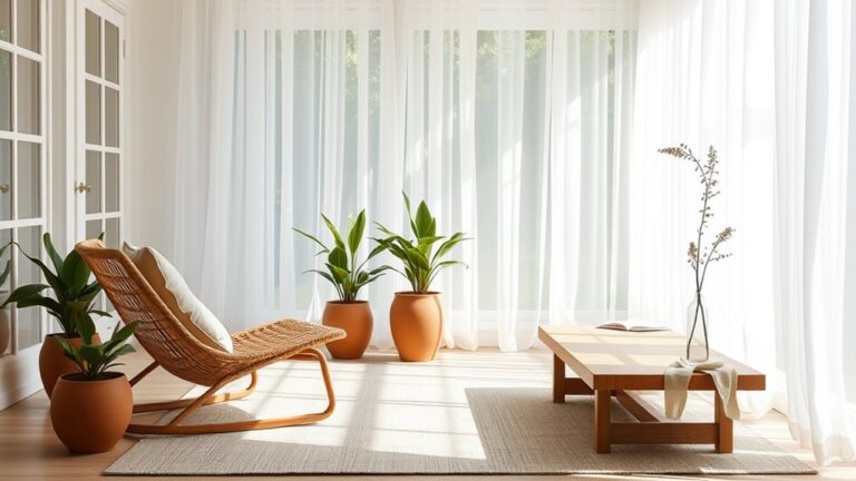 minimalist summer sunroom decor