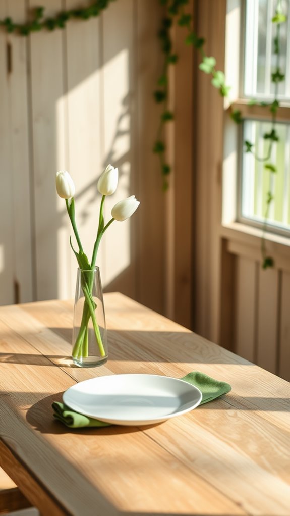 minimalist table arrangements preferred