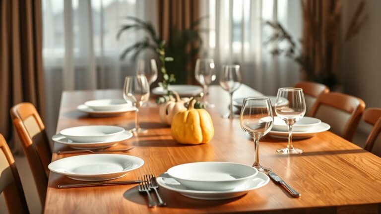 minimalist thanksgiving dining inspiration