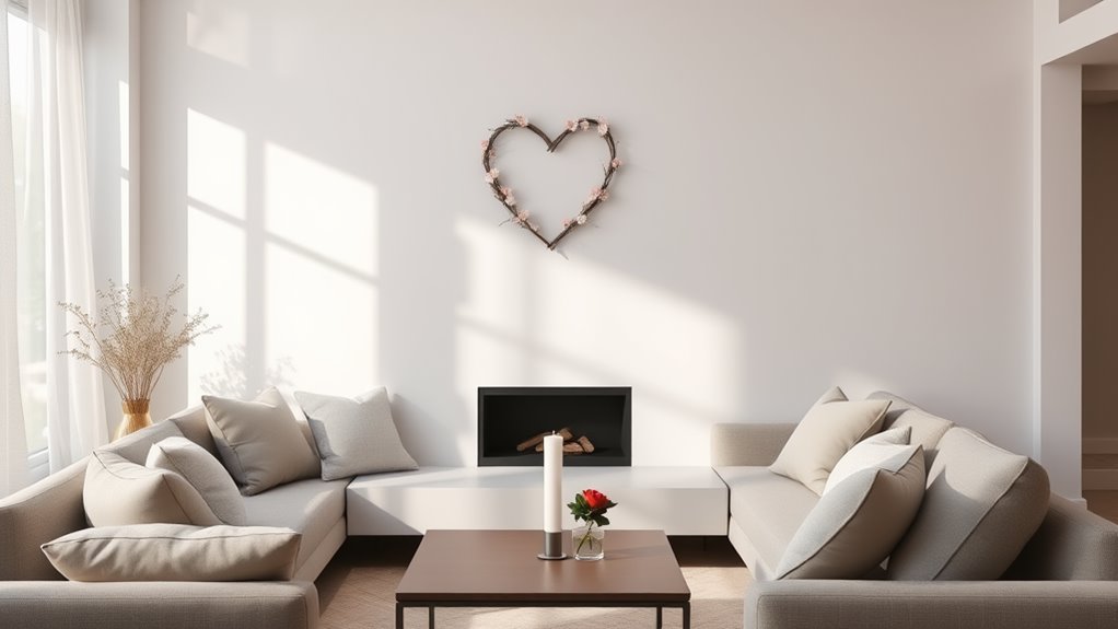 minimalist valentine s day decor