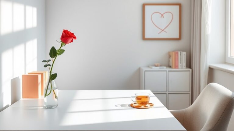 minimalist valentine s day decor