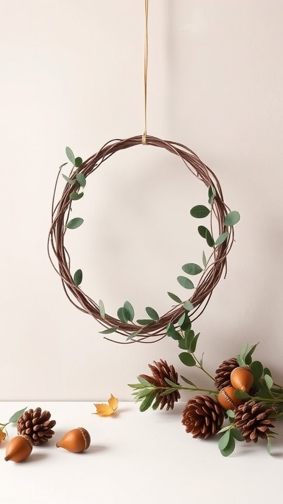 natural minimalist wreath designs