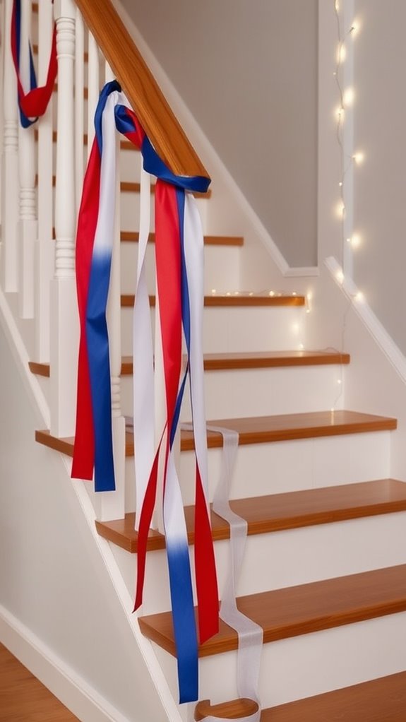 patriotic ribbon decorations suggested