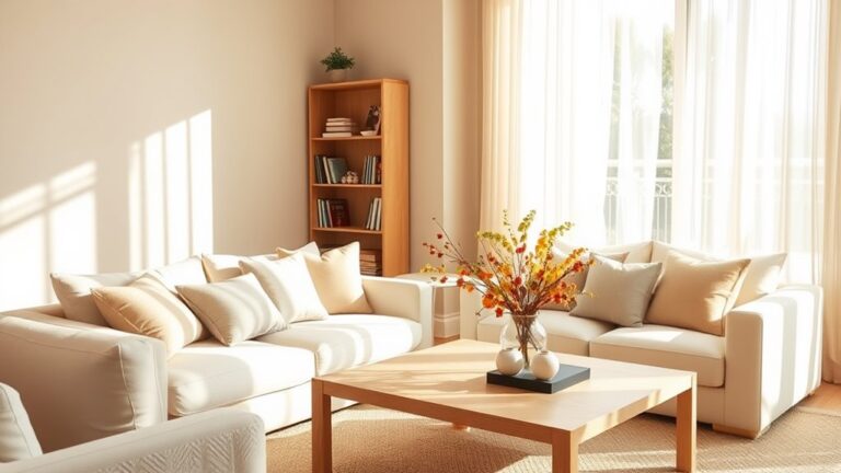 seasonal minimalist living room decor