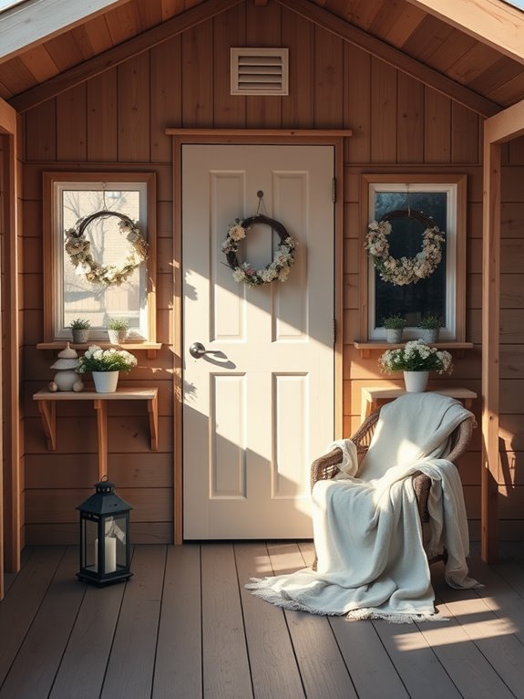 seasonal shed decor considerations