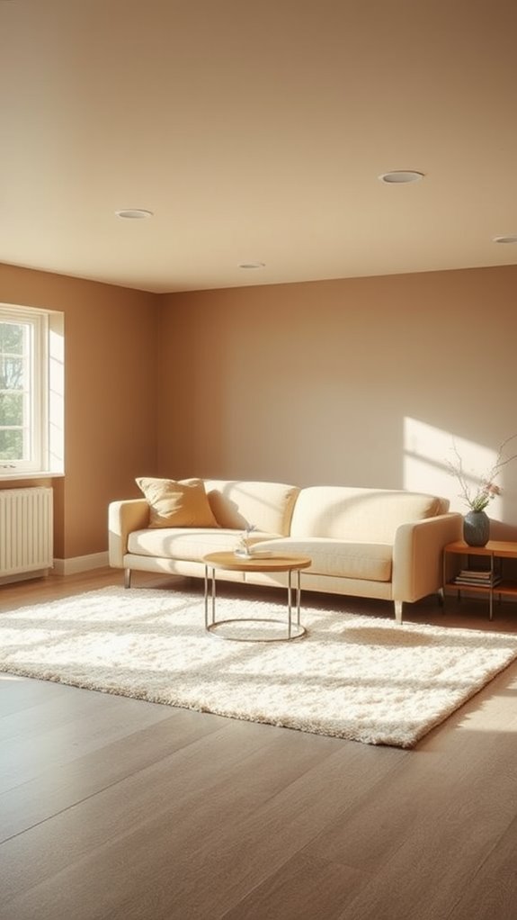 select calming neutral tones