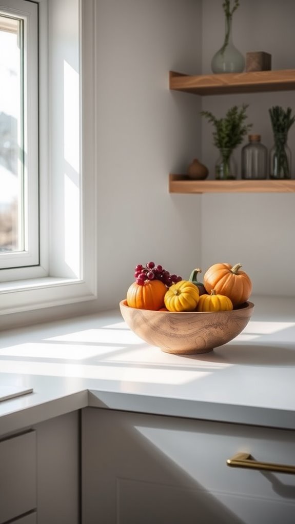 showcase fresh seasonal fruits