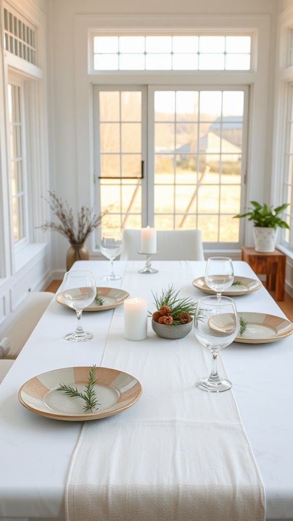 simple and elegant dining