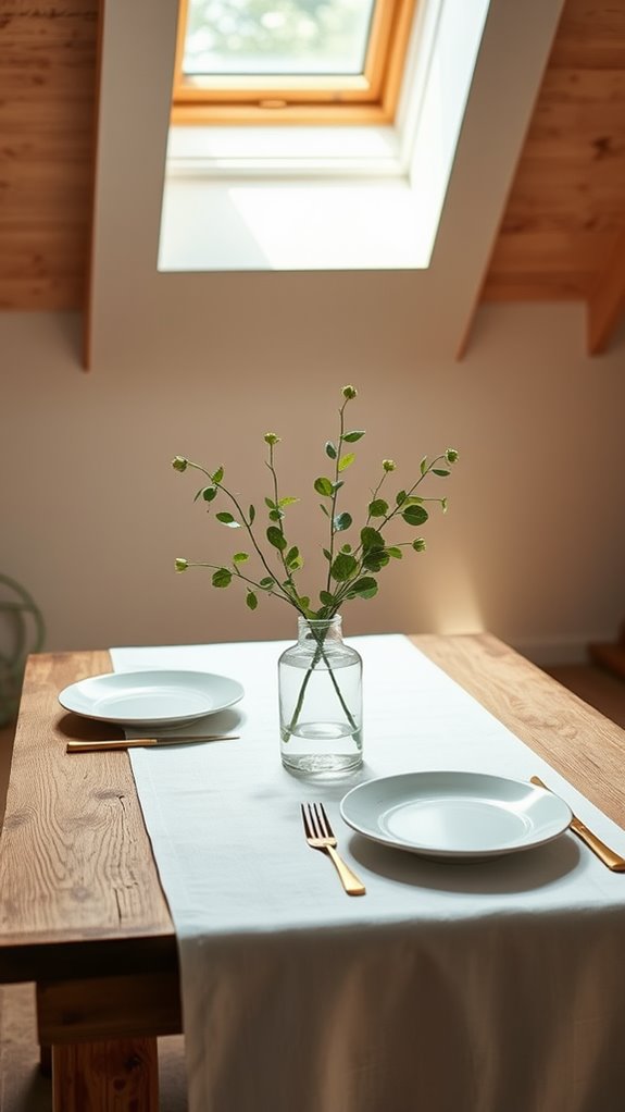 simple and elegant dining