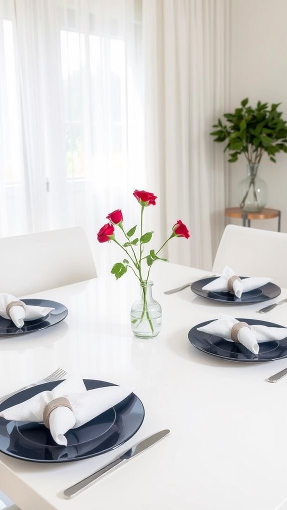 simple and tidy arrangement
