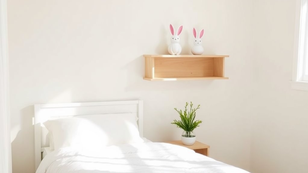 simple bunny decor accents