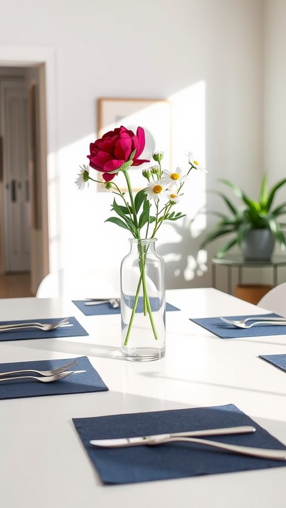 simple elegant table decor
