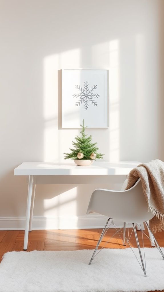 simple festive artwork display