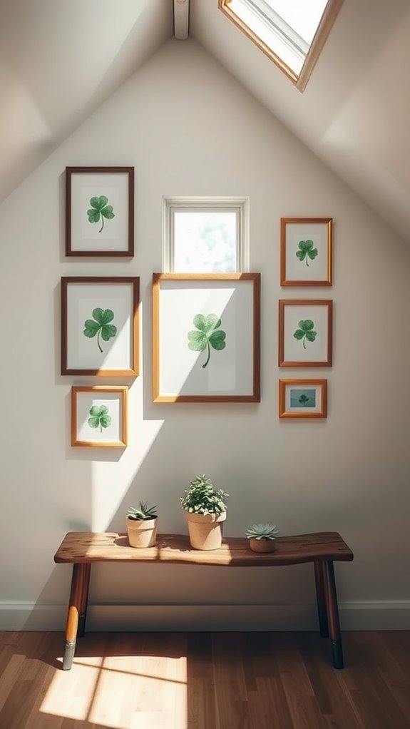 simple gallery wall design