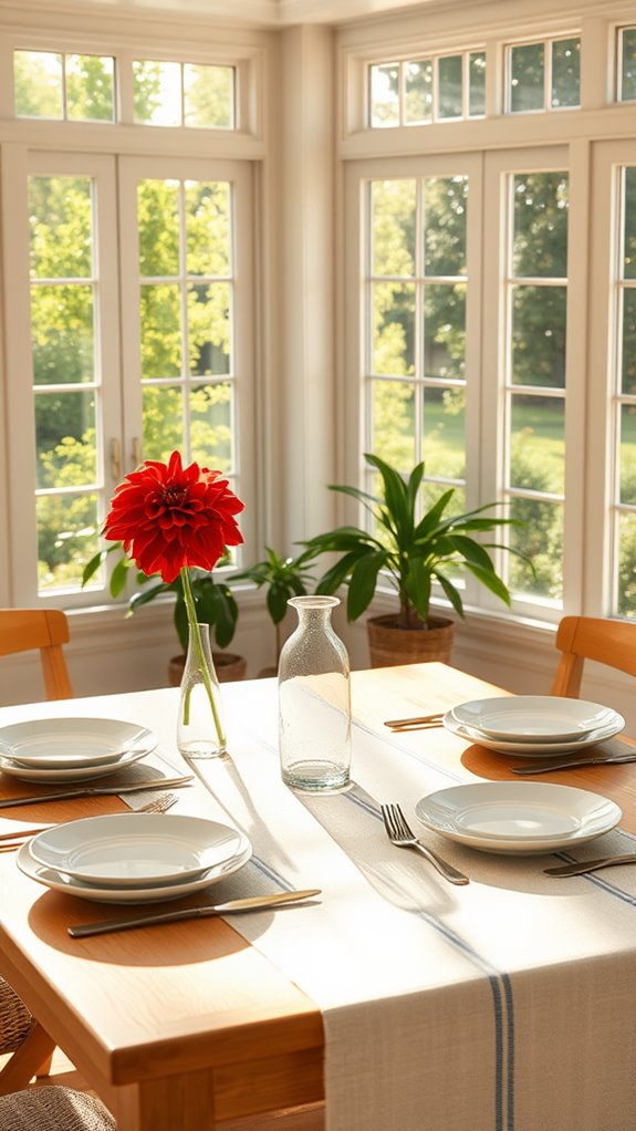 simple table arrangements suggested