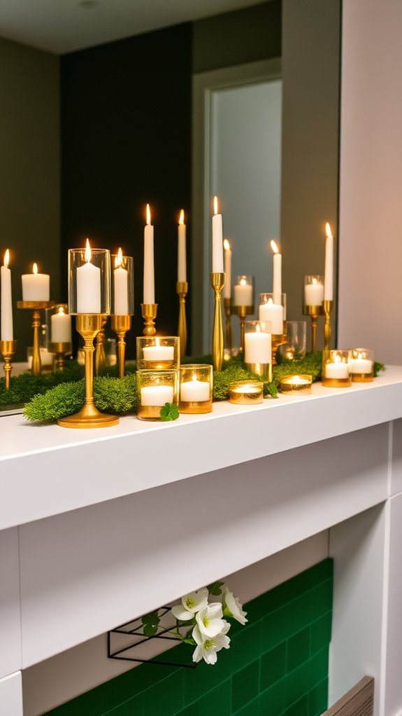 sophisticated candle display ideas