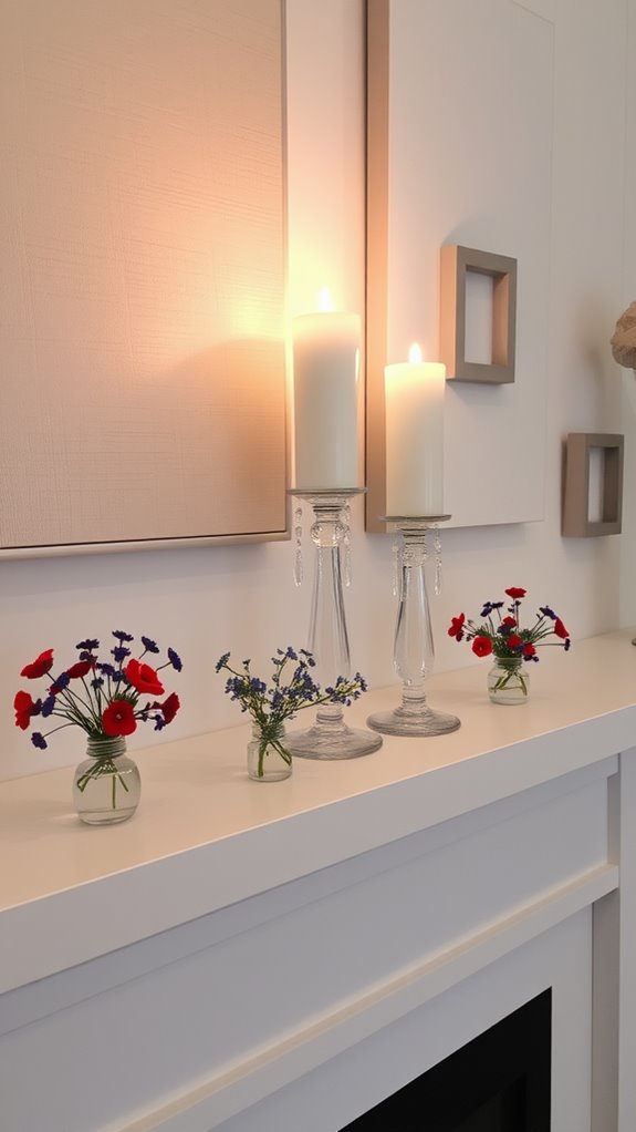 sophisticated candle display ideas