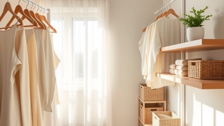 spring closet minimalism ideas