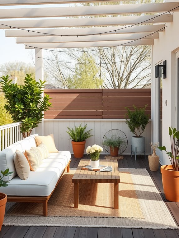 spring deck decor choices