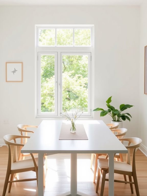 spring dining room decor