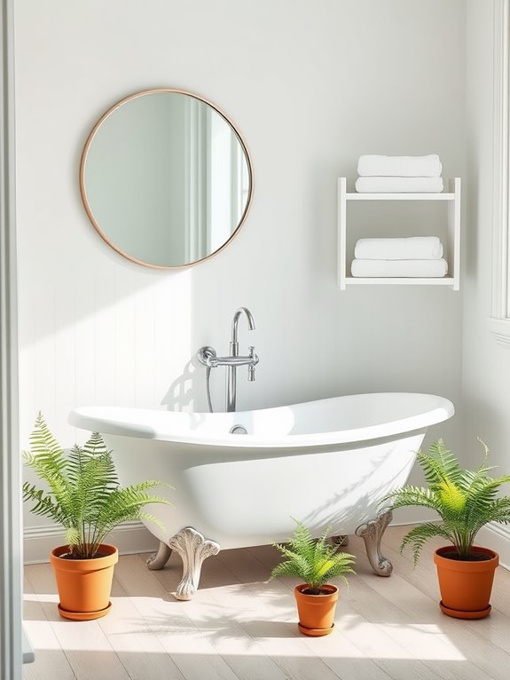 spring guest bathroom decor