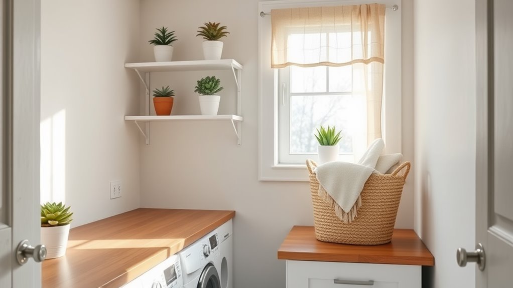 spring laundry room refresh