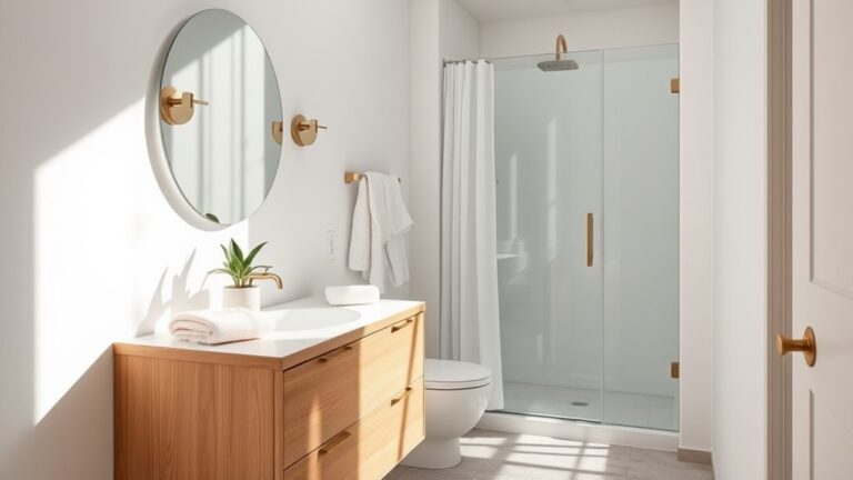 spring minimalist bathroom decor