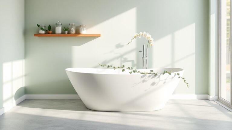 spring minimalist bathroom decor