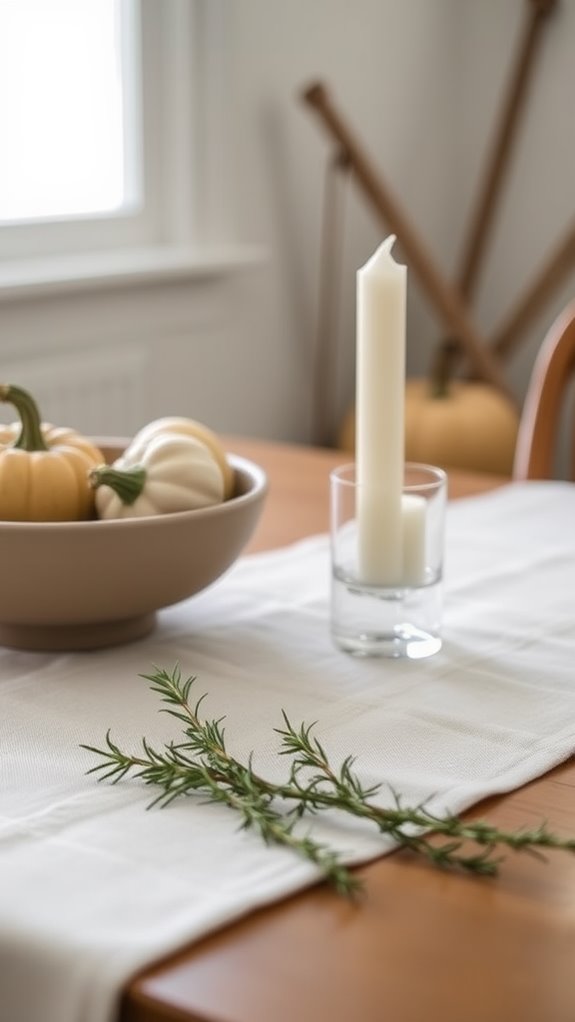 streamline your table decor