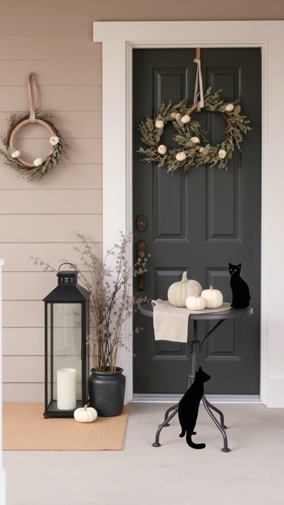 stylish decorative wreath accents