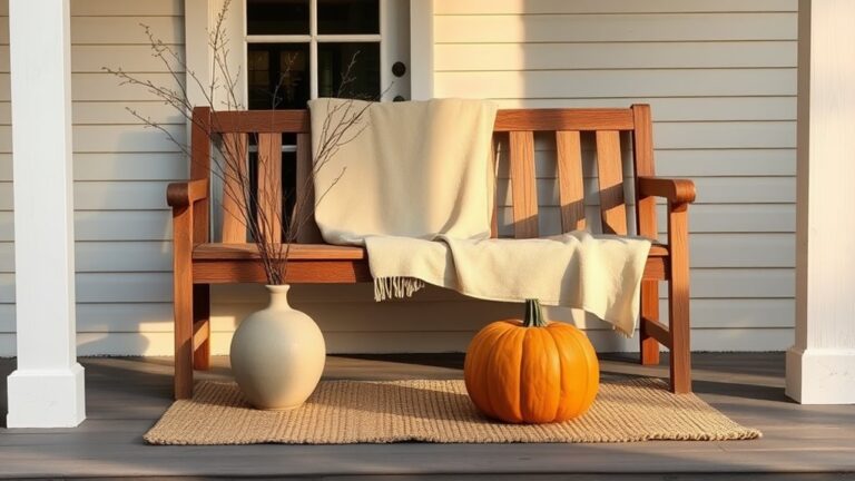 stylish fall porch decor