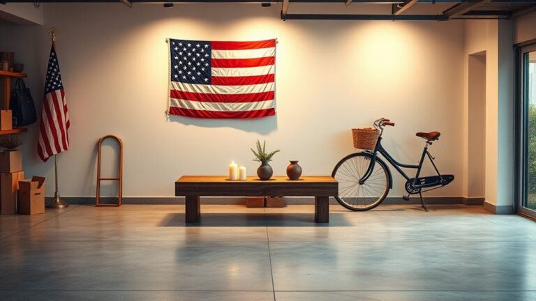 stylish fourth of july garage