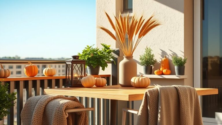 stylish minimalist balcony decor