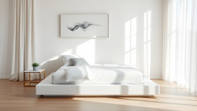 stylish minimalist bedroom decor